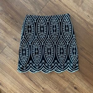 Loft Scallop Edge Skirt